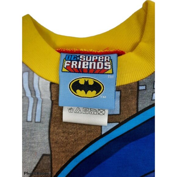 Batman Pajama Set Boys 2T Red Cotton Long Sleeve 3-Piece with Cape NWT - Picture 10 of 10